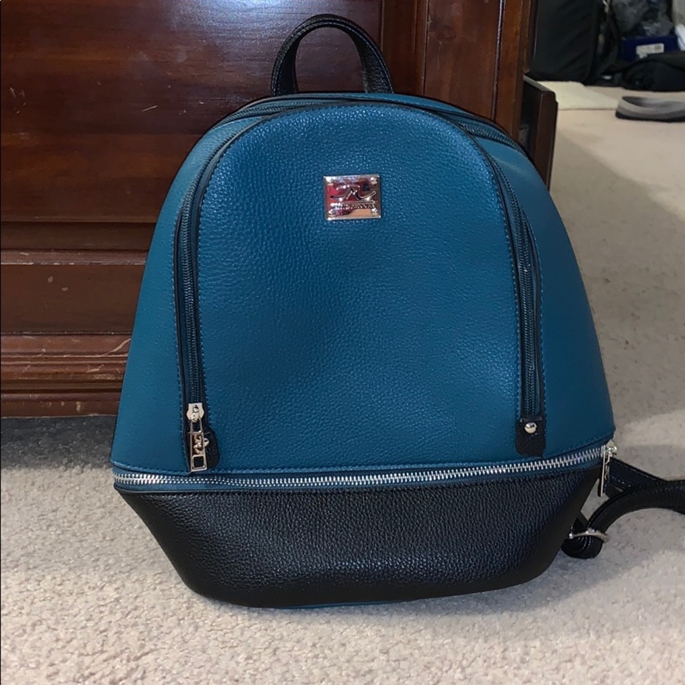 Jessica Moore faux leather backpack